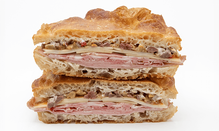 Image of our Muffaletta sandwich