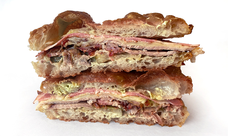 Image of our Cuban Sandwich (our hot special on Wednesdays)