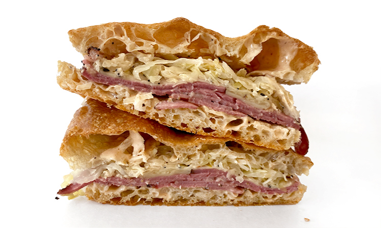 Image of our Reuben Sandwich (our hot special on Thursdays)